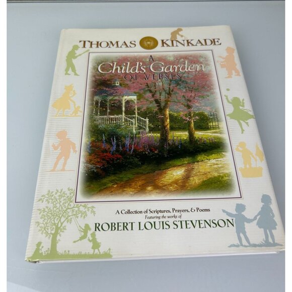 Thomas Kinkade A Child's Garden of Verses Hardcover 1999 VTG Poems Scripture - Picture 2 of 16